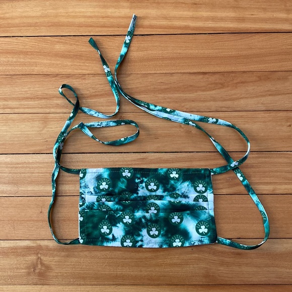 Celtics Tie Face Mask - Picture 3 of 6